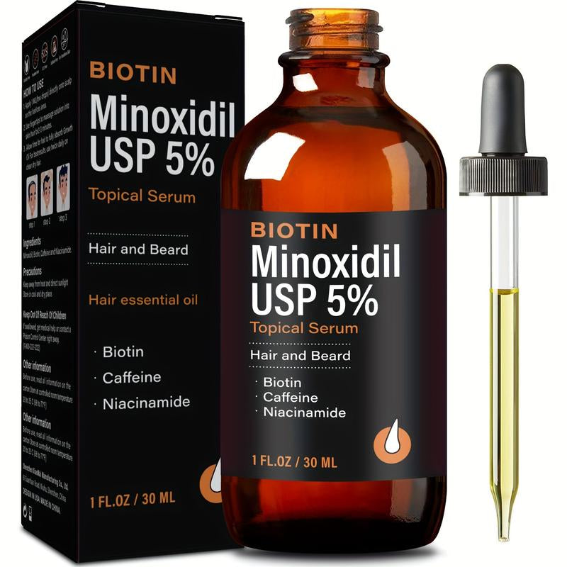 30Ml Minoxidil 5% – Just a Few Drops a Day for Fuller Hair or a Thicker Beard. Works for Both Men & Women!