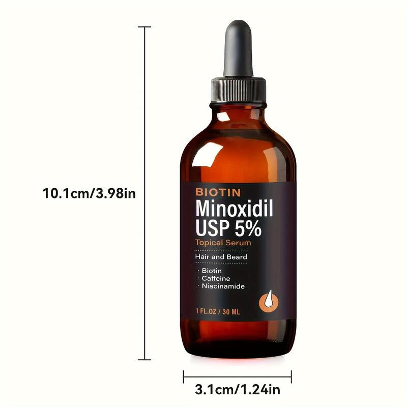30Ml Minoxidil 5% – Just a Few Drops a Day for Fuller Hair or a Thicker Beard. Works for Both Men & Women!