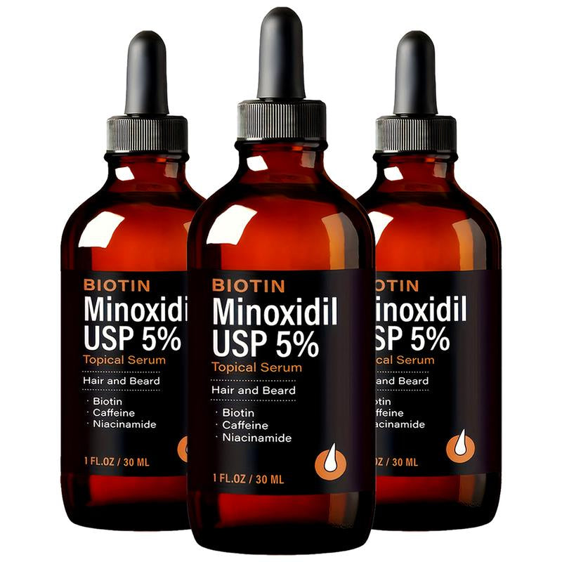 30Ml Minoxidil 5% – Just a Few Drops a Day for Fuller Hair or a Thicker Beard. Works for Both Men & Women!