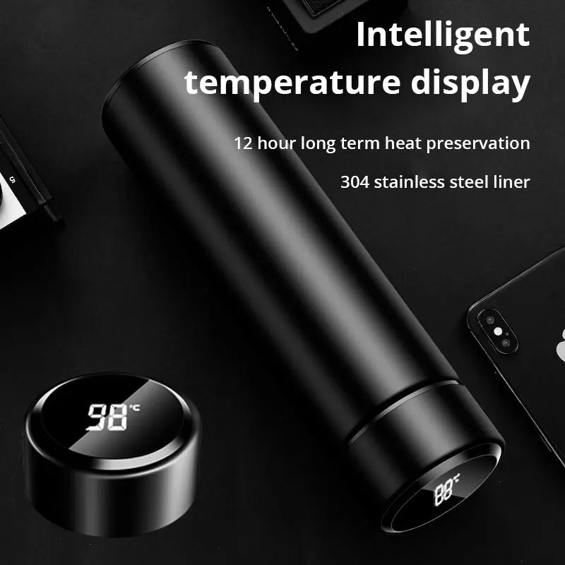 500ML Smart Stainless Steel Led Digital Temperature Display