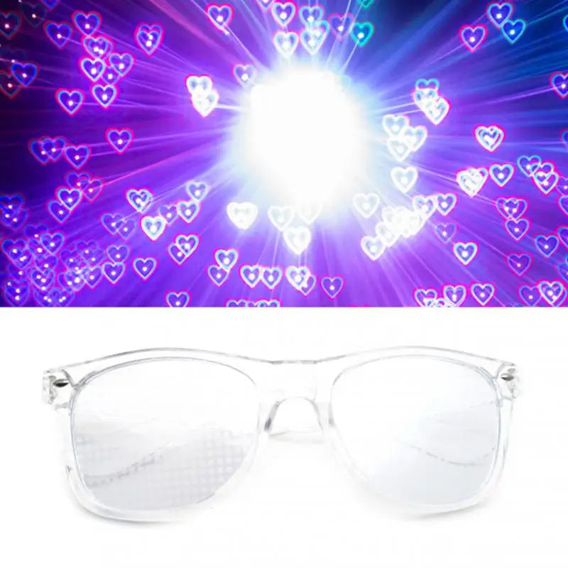 1PC 3D Prism Effect EDM Rainbow Style Rave