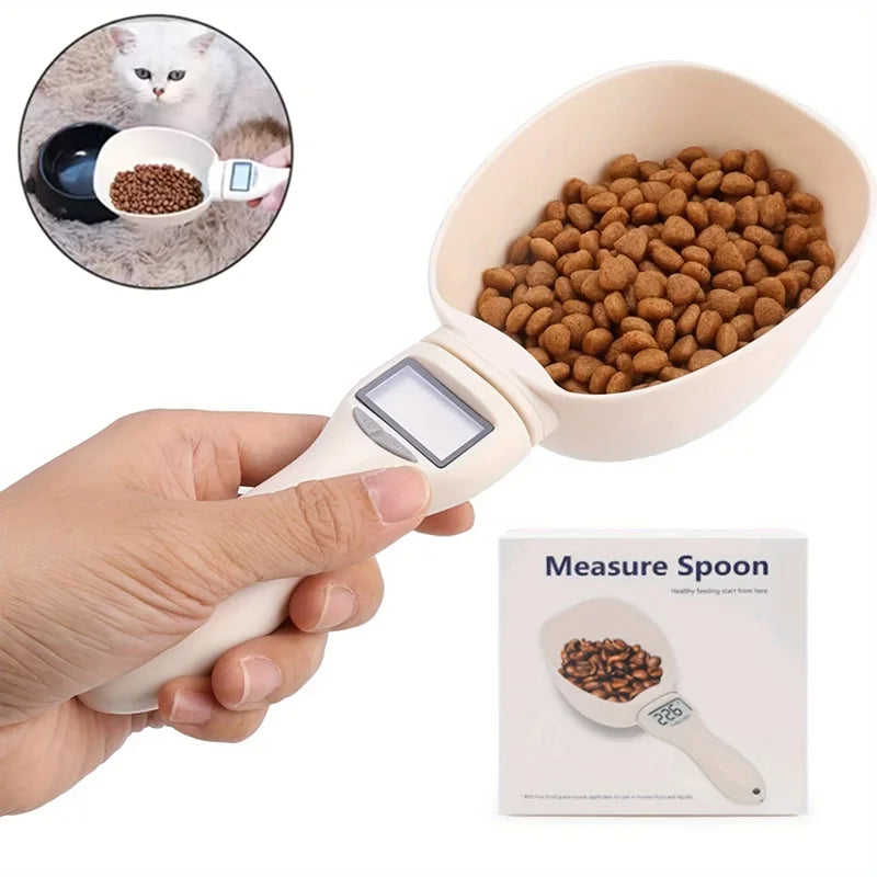 Pet Food Measuring Spoon Scale Digital LCD