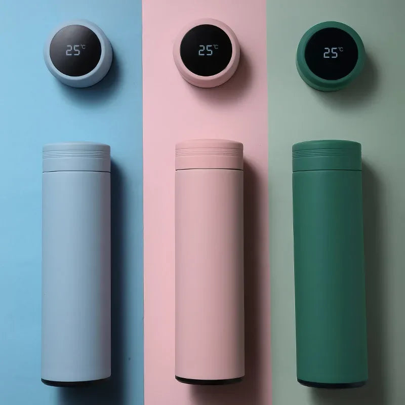 500Ml Thermal Bottle Thermos Digital Stainless Steel Vacuum