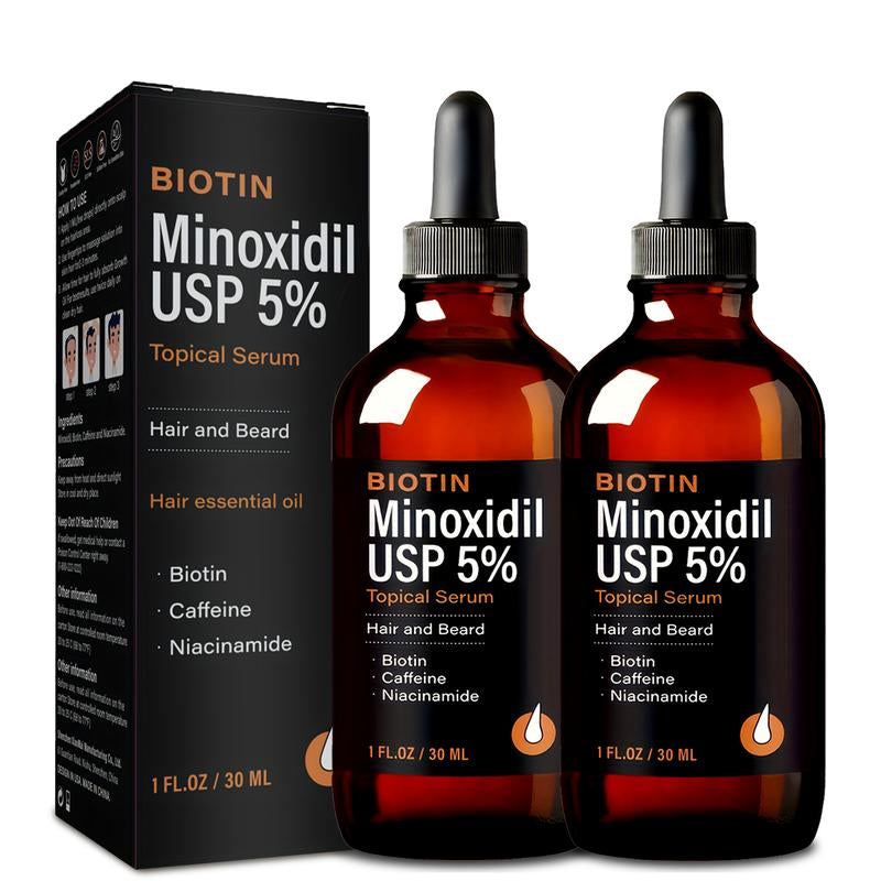 30Ml Minoxidil 5% – Just a Few Drops a Day for Fuller Hair or a Thicker Beard. Works for Both Men & Women!