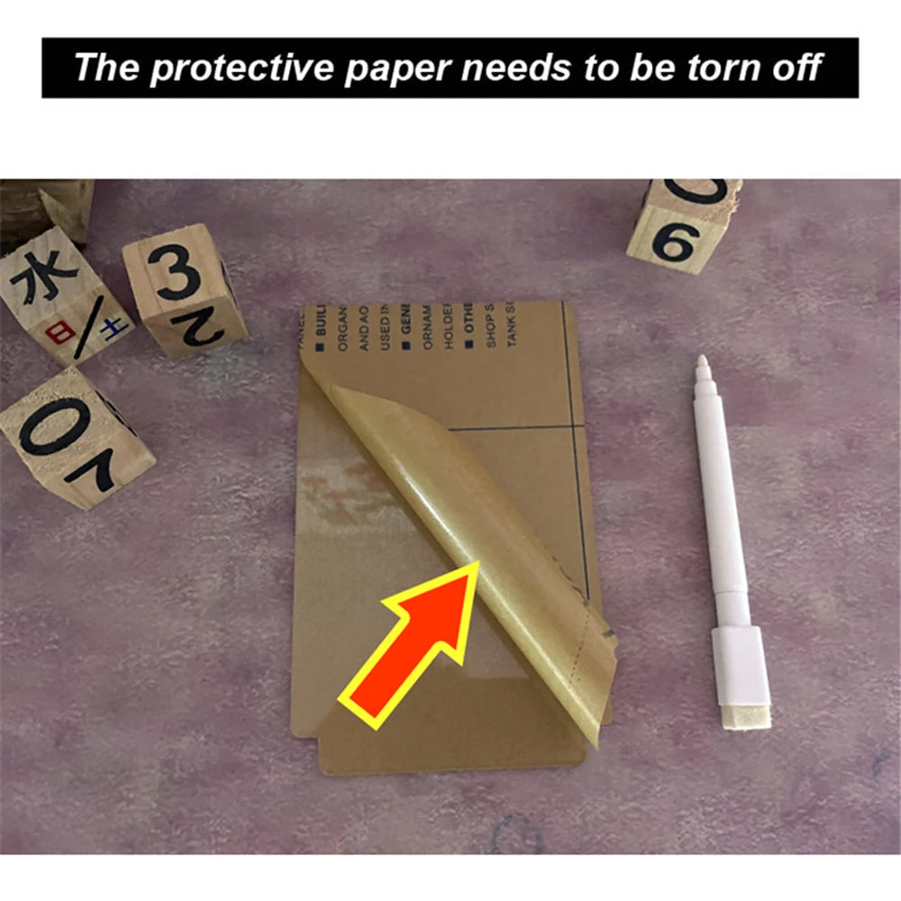 Transparent Message Board Night Light 